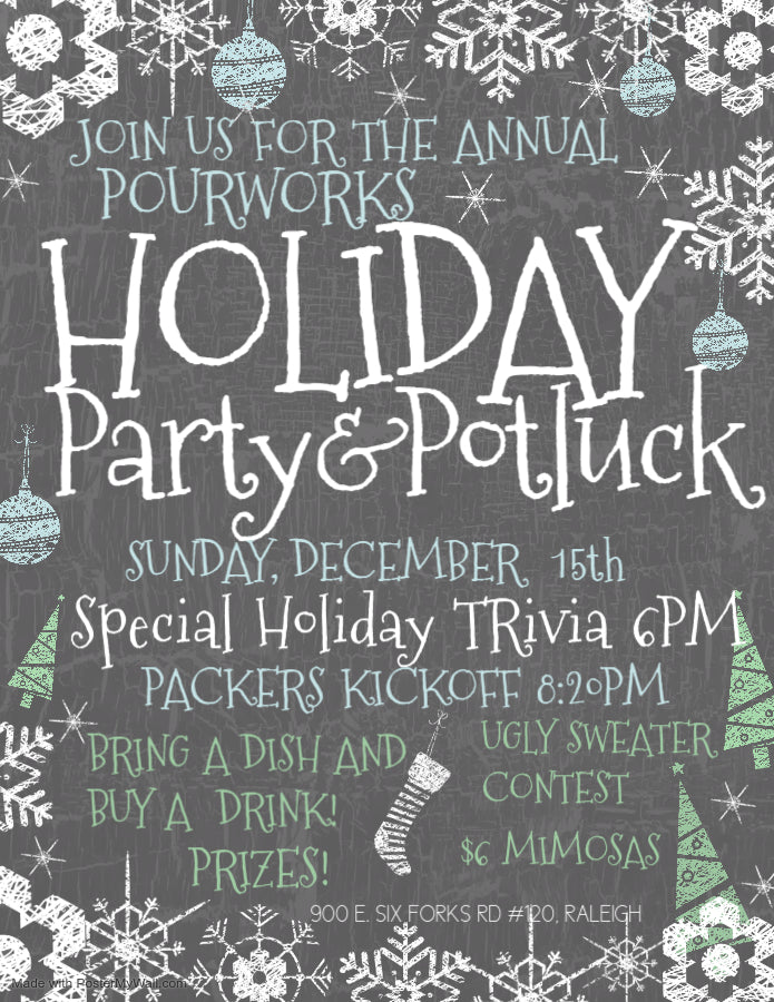 Holiday Party, Potluck & Trivia!