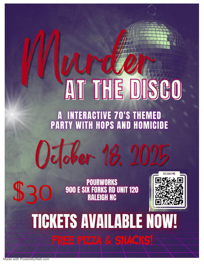 Murder at the Disco!  A Murder Mystery Party!